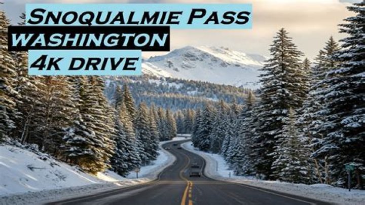Road Conditions Noqualmie Pass Washington State: A Comprehensive Guide